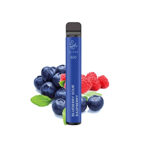 blueberry sour raspberry ELFBAR 600 vape pen