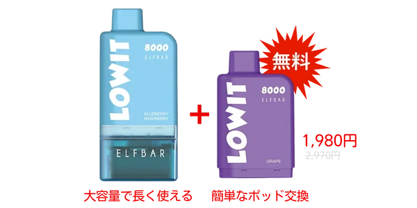 ELFBAR Lowit 8000 Bundle