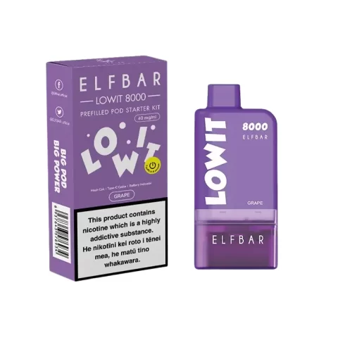 ELFBAR Lowit 8000 Vape Kit 交換式スターターキット