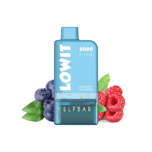 ELFBAR Lowit 8000 Vape セット Blueberry Raspberry(ブルーベリー・ラズベリー) 