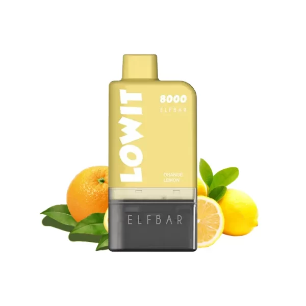 ELFBAR Lowit 8000 Vape セット Orange Lemon(オレンジ・レモン)