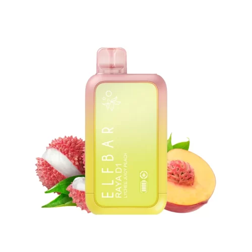 ElfBar BC10000（Raya D1 Sunit）- Lychee Juice Peach（ライチジュースピーチ）